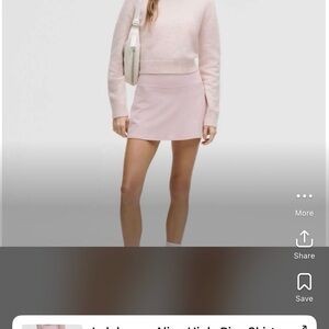 lululemon athletica Light Pink Mini Skirt